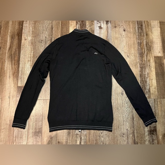 Kjus Freelite Nella Midlayer Jacket Cardigan Sweater Womens Large Black Full Zip - Picture 4 of 6